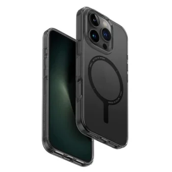 Чехол Uniq для iPhone 16 Pro Max Clario Magclick Charging, дымчатый