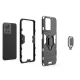 Ring Armor hibrīda vāciņš ar magnētisko turētāju OnePlus Ace, melns