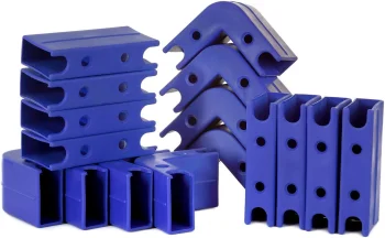 Bērnu Drošības Aizsargsētas Manēžas Savienotāju Komplekts (16 detaļas) | Set of Connectors for Wood Child...