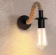 Loft Sznur Wall Lamp with Jute Rope, E27
