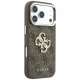 Чехол Guess для iPhone 18 Pro / 17 Pro, 4G Big Resin Logo, коричневый