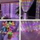 Светодиодная гирлянда штора Telcon 200 LED 3м x 2м, мультиколор