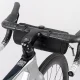 Ūdensizturīga velosipēda stūres soma Rockbros TL002 ROAD TO SKY 1.5L, melna