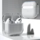 Maciņš AirPods 2 / AirPods 1 austiņām, polikarbonāta, caurspīdīgs