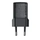 Acefast A117 GaN PD 20W USB-C sienas lādētājs, melns