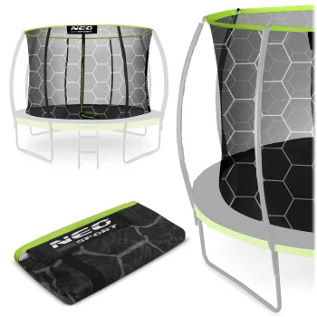 Iekšējais batuta aizsargtīkls Neo-Sport 252 cm 8 ft (6 stabiem)