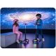 Kids 3-Wheel Balance Scooter with LED Wheels Ricokids Glowi, black-pink
