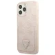 Guess 4G Triangle Logo Cardslot vāciņš iPhone 13 / 13 Pro - Rozā
