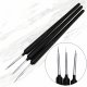 Nail Art Detailer Brushes Set, 3 pcs, Black