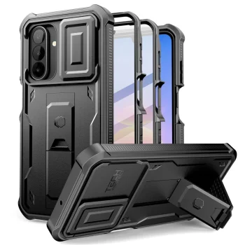 Tech-Protect Kevlar Cam+ 2-Set vāciņš Samsung Galaxy A17 / A18 4G / 5G, melns