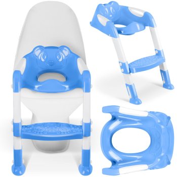 Ricokids Koala tualetes poda paliktnis ar kāpnītēm, zils
