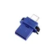 USB-флешка Verbatim Store \'n\' Go Dual Drive 64 ГБ, USB 3.0 / USB-C, синий / черный