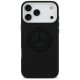 Mercedes Silicone Vintage Logo MagSafe Phone Case Cover iPhone 17 Pro Max - Black