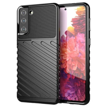 Thunder Case elastīgs aizsargvāciņš telefonam Samsung Galaxy S22+ (S22 Plus), melns