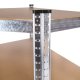 Угловой складской стеллаж 180x90x40 см оцинкованная сталь 5 полок 875...