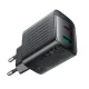 Сетевое зарядное устройство Acefast A106 GaN PD 45W USB-C USB-A, черное