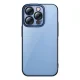 Чехол Baseus Glitter и защитное стекло для iPhone 14 Pro, синий