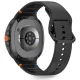 Силиконовый ремешок Tech-Protect для Samsung Galaxy Watch 40/44/46 мм, черный