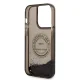 Karl Lagerfeld Liquid Glitter RSG vāciņš iPhone 14 Pro, melns