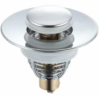 Universāls izlietnes aizbāznis, 62 mm, sudraba–zelta