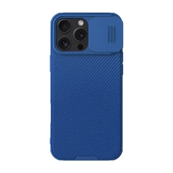 Чехол Nillkin CamShield Pro для iPhone 16 Pro Max, синий