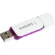 USB zibatmiņa Philips Snow Edition 64 GB USB 2.0, 2 gab., balta/violeta
