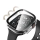 Tech-Protect Defense vāciņi Apple Watch 49 mm, Titanium & Clear, 2 gab.
