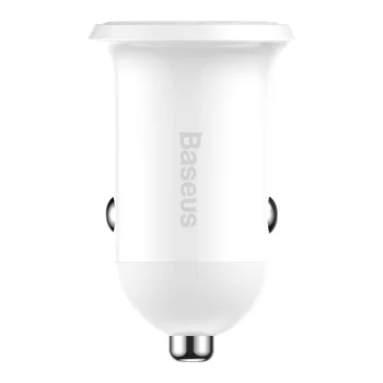 Baseus Grain Pro automašīnas lādētājs 2x USB 4.8 A balts (CCALLP-02) | Phone Car Charger
