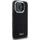 DKNY iPhone 16 Pro Max vāciņš Plain Silver Logo MagSafe, melns