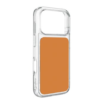 Puro Plate Mag Case for iPhone 17 Pro, MagSafe, Orange