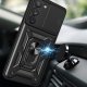 Hurtel Hybrid Armor Camshield vāciņš Samsung Galaxy S23, melns