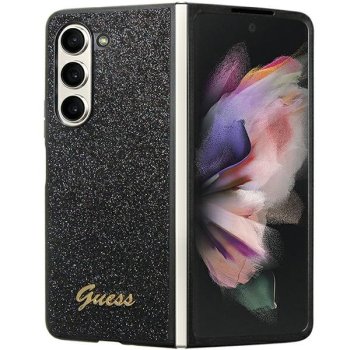 Чехол Guess Glitter Script для Samsung Galaxy Z Fold 5 - черный