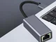 Сетевой адаптер USB-A на RJ45 Ethernet 100 Мбит/с, Серый