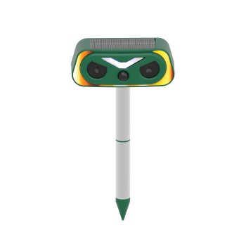 Солнечный отпугиватель животных K751D5 ультразвуковой с LED для сада
