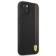 Ferrari iPhone 13 mini Case On Track Carbon Stripe, Black