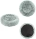 Multistore Plush Bed for Dogs and Cats, 80 cm, Light Grey