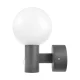 Фасадный LED светильник Maclean MCE515 GR с датчиком движения, 15W, IP65, серый