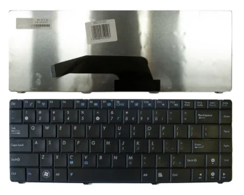 Asus K40, A41, X8 sērijas portatīvā datora tastatūra, melna