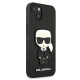 Karl Lagerfeld Saffiano Ikonik vāciņš iPhone 13 mini, melns