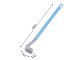 Silicone Toilet Brush with Wall Mount, Blue