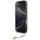 Guess iPhone 17 vāciņš 4G Charms Collection MagSafe, brūns