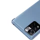 Atverams vāciņš Huawei nova 8i Clear View Case ar statīva funkciju, melns