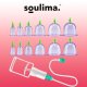 Vacuum Suction Body Anti Cellulite Massage Cups, 12 pcs