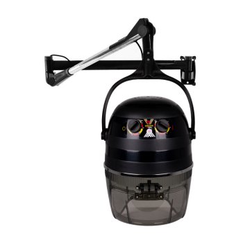 Wall-Mounted Hooded Hair Dryer Gabbiano 1600A Single Speed, black