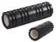 Masāžas Jogas Fitnesa Pilates Putu Rullis - 30x10cm, Melns| Foam Yoga Massage Roller
