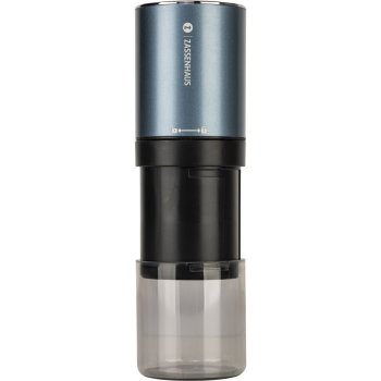 Кофемолка Zassenhaus Mini MASTER USB, серебристый/черный