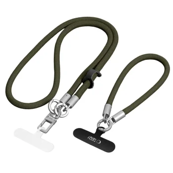 Комплект ремешков для телефона Tech-Protect C10S Rope, зеленый