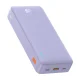 Baseus Airpow Fast Charge Power Bank 20000mAh 20W Nebula Purple? ar vienkāršu sēriju, kas satur universālu USB uz C...