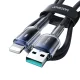 Кабель Joyroom S-A42 USB-A на Lightning 3A 1.2м, черный