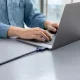 Tech-Protect MMC01 Ultraboost USB-C / MagSafe 3 kabelis 140W 200cm, Navy Blue
